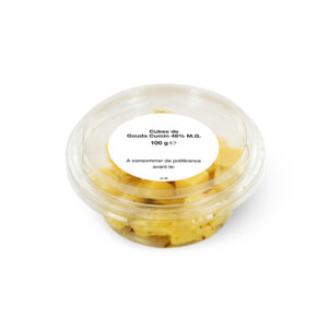 GOUDA CUMIN CUBES 15X15 POT F/E 100G