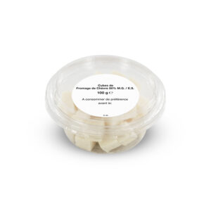 FROMAGE DE CHEVRE CUBES 15X15 POT F/E 100G