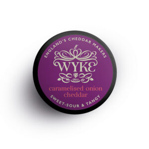 CHEDDAR OIGNONS CARAMELISES MINI MEULE CIRE 100G