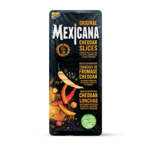 CHEDDAR MEXICANA TRANCHES 9X9 35G BARQUETTE 500G