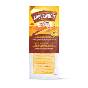 CHEDDAR FUME APPLEWOOD TRANCHES 9X9 30G BARQUETTE 500G