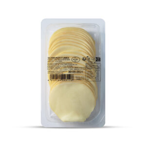 SCAMORZA FUMEE COAG MICROBIEN TRANCHES DIAM. 9,5CM 20G BARQUETTE 400G