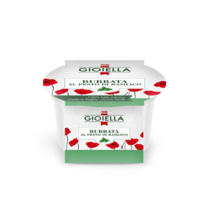 BURRATA BASILIC POT 100G