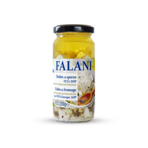 FROMAGE GREC HUILE HERBES AVEC FETA AOP CUBES POT VERRE 230G