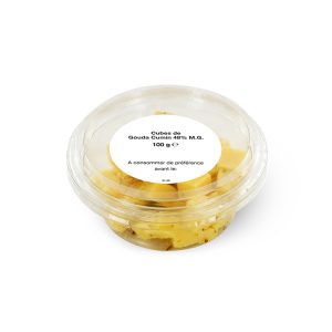 GOUDA CUMIN CUBES 15X15 POT F/E 100G