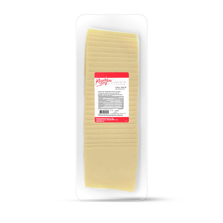GOUDA TRANCHES 10X10 20G BARQUETTE 1KG