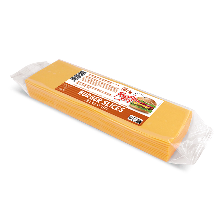 BURGER SLICES 88 TRANCHES PAQUET 1,082KG