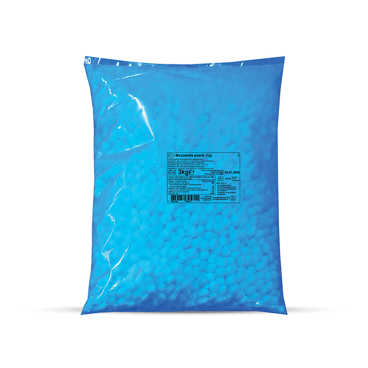 MOZZARELLA PERLINE 1G SURGELEE IQF SAC 3KG