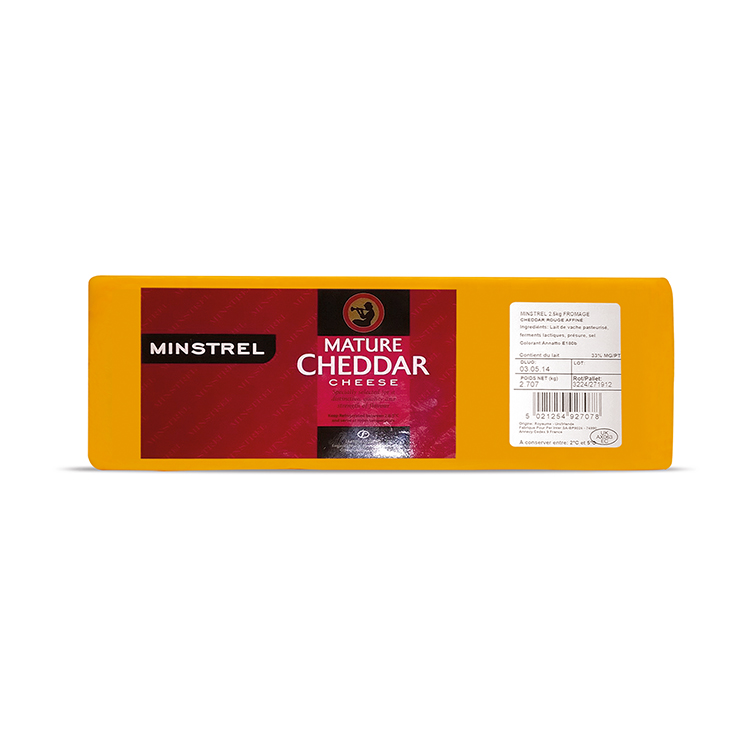 CHEDDAR ROUGE MATURE BLOC 2,5KG