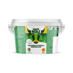 MOZZARELLA DI BUFALA CAMPANA AOP BOULES 100GX10 SEAU 1KG