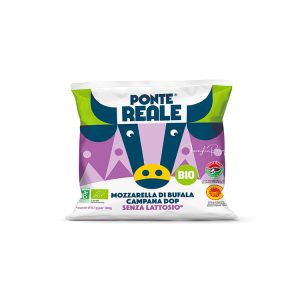 MOZZARELLA DI BUFALA CAMPANA AOP BIO SANS LACTOSE SACHET 125G
