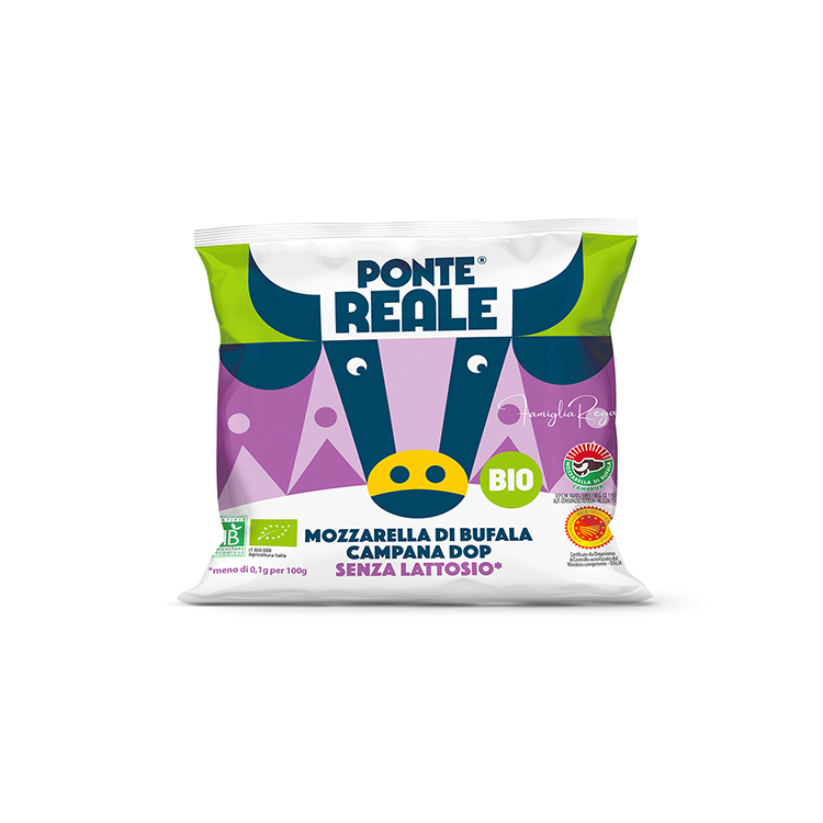MOZZARELLA DI BUFALA CAMPANA AOP BIO SANS LACTOSE SACHET 125G