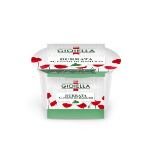 BURRATA BASILIC POT 100G